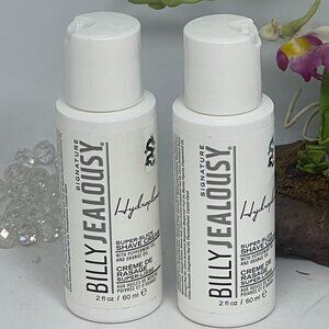 2x Billy Jealousy Hydroplane Super Slick Shave Cream for Men - 2 oz - New